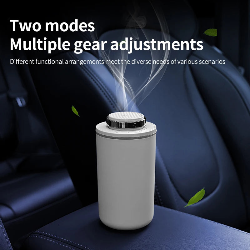Car water free essential oil diffuser, car home dual-use aromatherapy diffuser, higher atomization efficiency, air freshener